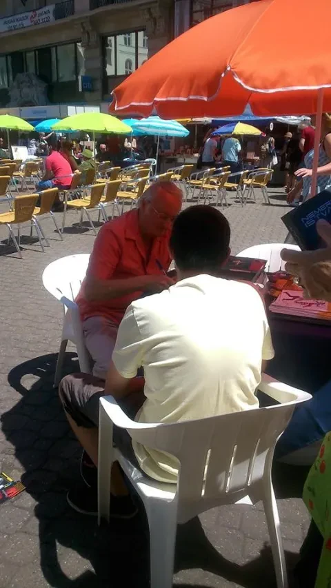Ünnepi Könyvhét Budapest dedikálás 2015. június 5.
